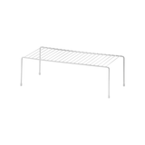 Suporte Organizador de Armário Grande 44,5cm Branco Design Moderno - Ela Decora