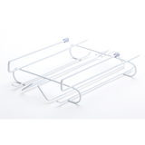 Suporte Organizador De Taças Para Armário De Encaixar Branco - Ela Decora