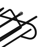 Suporte Organizador De Taças Para Armário De Encaixar Preto Fosco Black - Ela Decora