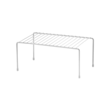 Suporte Organizador Retangular de Armário Médio 32,5cm Branco Alta Resistência - Ela Decora