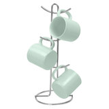 Suporte para Caneca e Xicara em Aço Cromado 15,2cm - Ela Decora