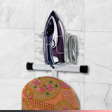 Suporte para Ferro/Tábua de Passar Roupa Cromado - Ela Decora