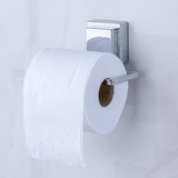 Suporte Para Papel Higiênico Com Ventosa 12,5cm Cromado - Ela Decora