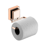 Suporte para Papel Higiênico com Ventosa Rose Gold 12,5cm - Ela Decora