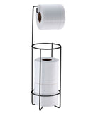 Suporte para Papel Higiênico de Chão Onix - Ela Decora