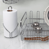 Suporte para Rolo de Papel Toalha Cromado - Ela Decora