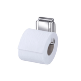 Suporte Para Rolo Papel Higiênico Com Ventosa Fixa Cromado - Ela Decora