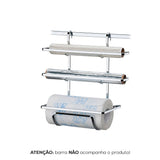 Suporte para Rolos Papel Toalha/Aluminio/PVC - 2801 - Ela Decora