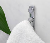 Suporte Para Roupa Toalha Cabide Gancho Multiuso Aço Cromado - Ela Decora