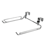 Suporte Para Sacola Plástica P/ Porta de Armário Cromado - Ela Decora