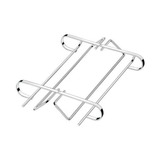 Suporte Para Taças de Fixar no Armário Cromado - Ela Decora