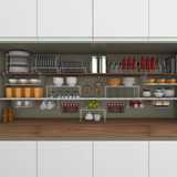 Suporte para Tampas, Formas e Travessas Essence Branco - 31 cm - Ela Decora