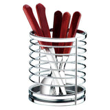 Suporte para Utensílios e Talheres Luxo Aço Cromado - Ela Decora