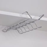 Suporte para Xícaras de Encaixar no Armário Cromado - Ela Decora