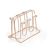 Suporte Porta 6 Copos Rose Gold - Ela Decora