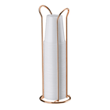 Suporte Porta Copos de Água 200ml Rose Gold - Ela Decora