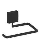 Suporte Porta Papel Higienico com Fixação Parafuso 12,5cm x 8 cm x 6 cm Preto Fosco - Ela Decora