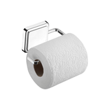 Suporte Porta Papel Higiênico Fixação por Adesivo Cromado 12,5cm - Ela Decora