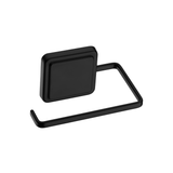 Suporte Porta Papel Higiênico Fixação por Adesivo Preto Fosco 12,5cm - Ela Decora