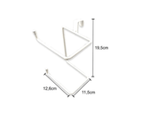 Suporte Porta Papel Higienico Para Caixa Acoplada Branco - Ela Decora