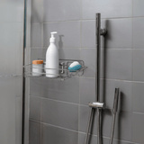 Suporte Porta Shampoo Retangular com Ventosa Cromado - Ela Decora