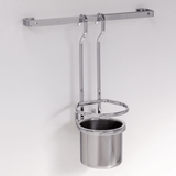 Suporte Talheres e Utensílios Para Barra Cromado - Ela Decora