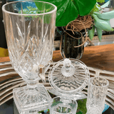 Suqueira Dispenser de Cristal Ecológico com Torneira Cromada Dublin Brandon - 3 Litros - Ela Decora