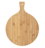 Tábua Corte Redonda Bambu Natural 40cm - Ela Decora