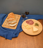 Tábua De Bambu Com Base Giratória - Ela Decora