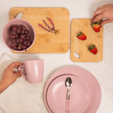 Tábua de Corte em Bambu 28 x 21cm - Ela Decora