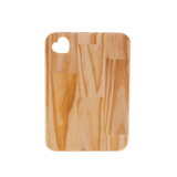 Tábua Madeira Pinus com Detalhe Coração - 30 cm - Ela Decora