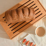 Tábua Migalheira com pão de forma para cafe da manhã