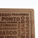 Tábua para Cortes em Bambu 35cm x 18cm - Ela Decora