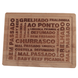 Tábua para Cortes em Bambu 35cm x 18cm - Ela Decora