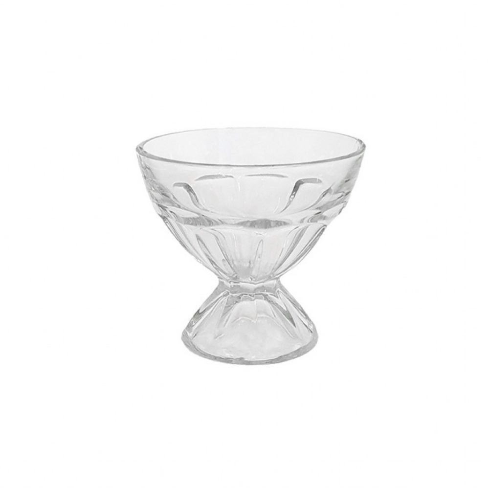 Taça Com Pé Luxor Para Sobremesa em Vidro - Ela Decora