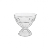 Taça Com Pé Luxor Para Sobremesa em Vidro - Ela Decora