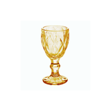 Taça de Licor de Vidro Diamond Âmbar 50ml - Ela Decora