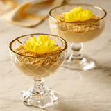 Taça para Sobremesa de Vidro com Fio de Ouro Deli Diamond 170ml - Ela Decora