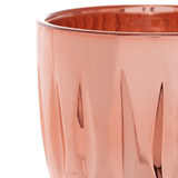 Taça Vidro para Água Greek Rose Gold - 345 ml - Ela Decora