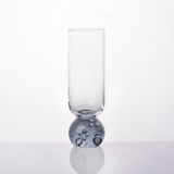 Taça de Vidro Transparente e Cinza 250ml