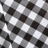 Toalha de Mesa Retangular Xadrez Preto 200 x 140 - Ela Decora