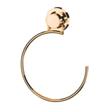 Toalheiro Argola 18 cm Rose Gold com Fixação por Ventosa - Ela Decora