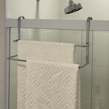Toalheiro de Box Porta Toalha 45cm Cromado - Ela Decora