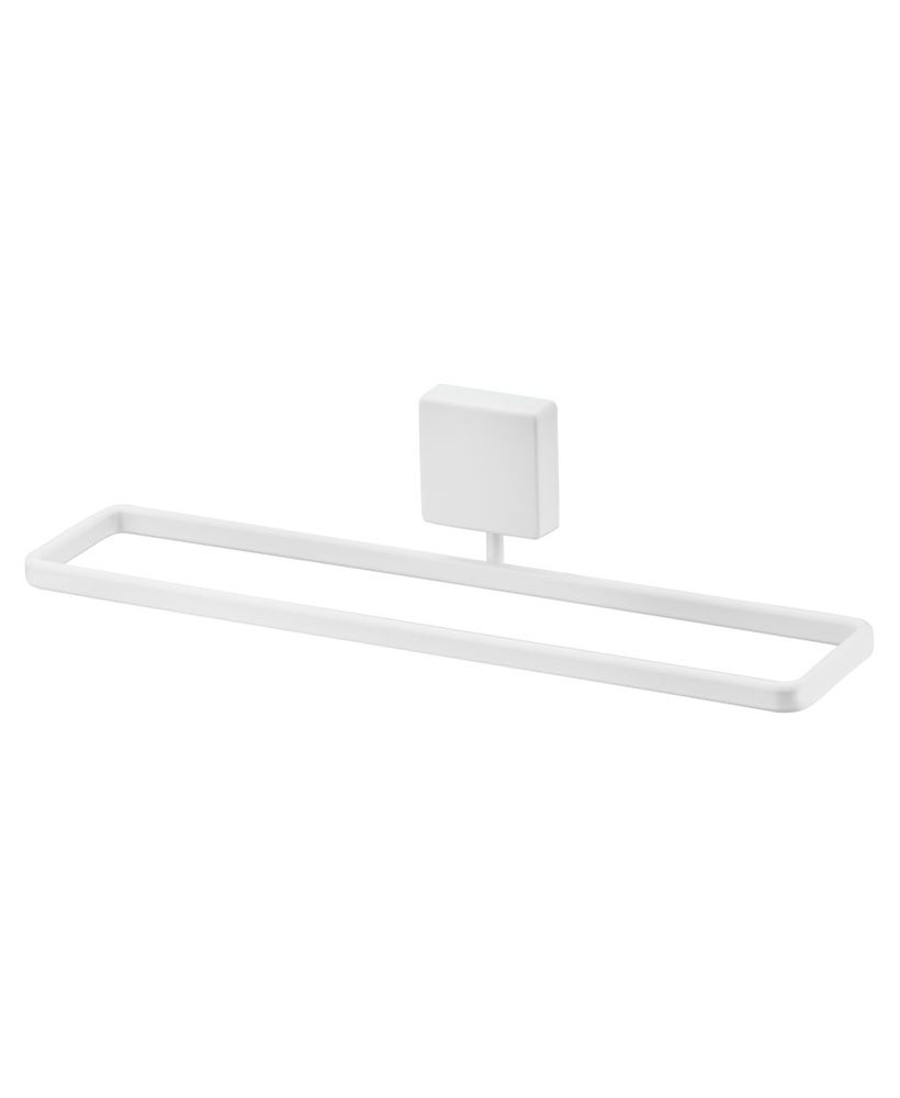 Toalheiro de Lavabo com Fixação Parafuso 25cm x 6 cm x 6 cm Branco Fosco - Ela Decora