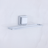 Toalheiro de Lavabo com Ventosa 25cm Aço Cromado - Ela Decora