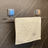 Toalheiro Porta Toalha de Banho de Piatina 3M Cromado 50cm - Ela Decora