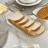 Travessa Cristal de Chumbo Oval Pearl 30cm - Ela Decora