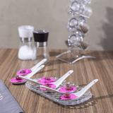 Travessa com Bolhas transparentes de Cristal para Sobremesas