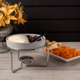 Travessa de Porcelana Retangular Branca 33cm - Ela Decora