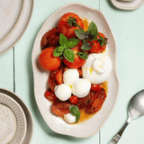 Travessa Oval Bio Latte Off White 30cm - Ela Decora